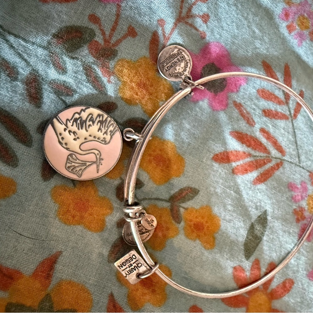 ALEX AND ANI Stork Pink Bangle - Picture 1 of 3